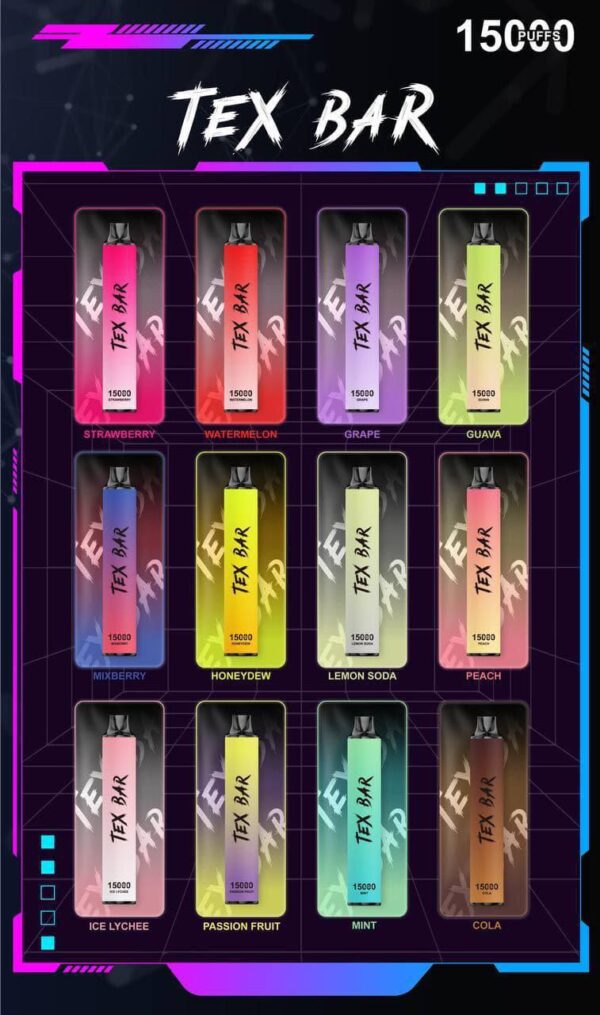 TEX BAR 15K DISPOSABLE POD