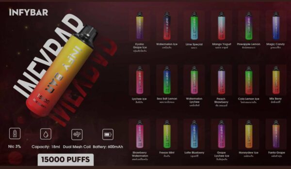 INFY BAR 15K DISPOSABLE POD